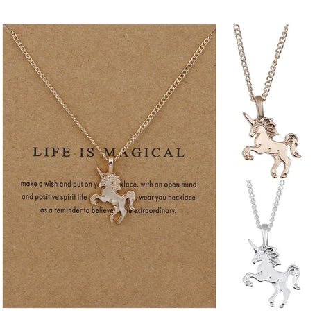 "Life is Magical" Unicorn Necklace