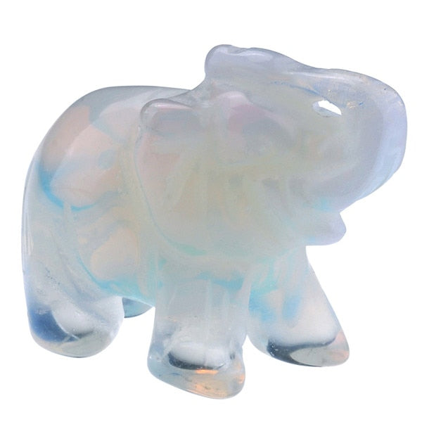 Elephant Carved Natural Healing Stone