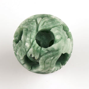 Stone Carved Jade Sphere
