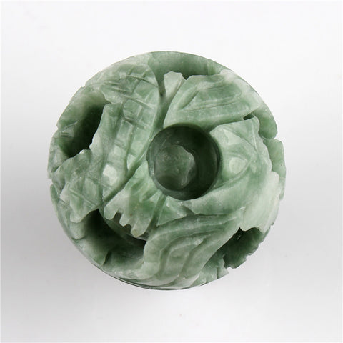 Stone Carved Jade Sphere