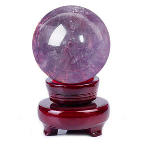Hand Crafted Amethyst Healing Sphere