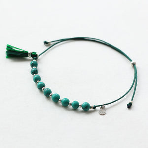 Turquoise Tassel Bracelet