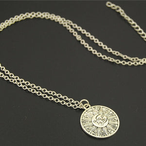 “The Sun & The Moon” Astrological Medallion Necklace