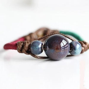 “Earth & Fire” Hand Polished Balancing Bracelet