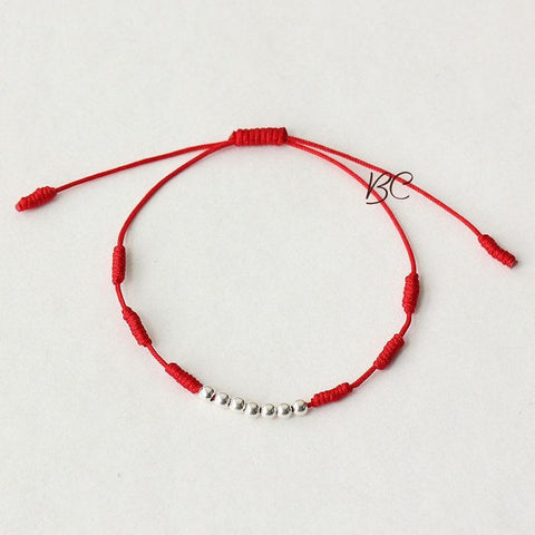 “Forever Friendship Knot” Red String Bracelet