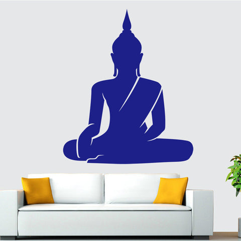 Meditating Buddha Vinyl Wall Decal
