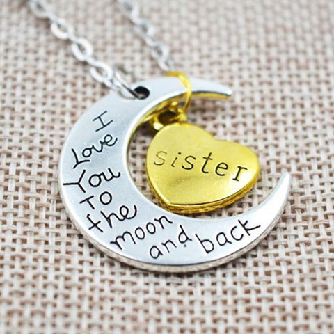 “Love You To The Moon And Back” Heirloom Necklace