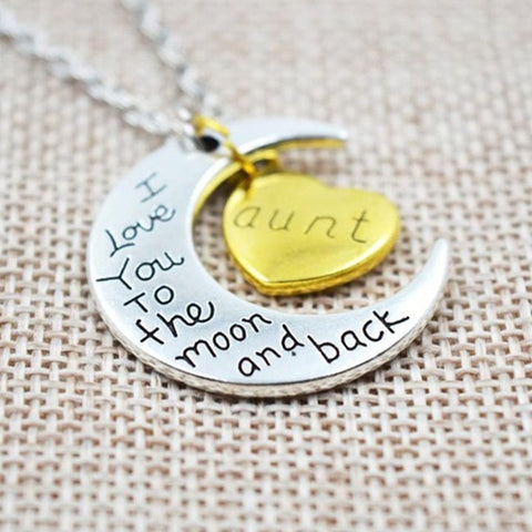 “Love You To The Moon And Back” Heirloom Necklace